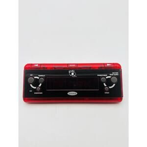 20Q Radica Electronic Handheld Game Big Screen 2005 Red 20 Questions - Works